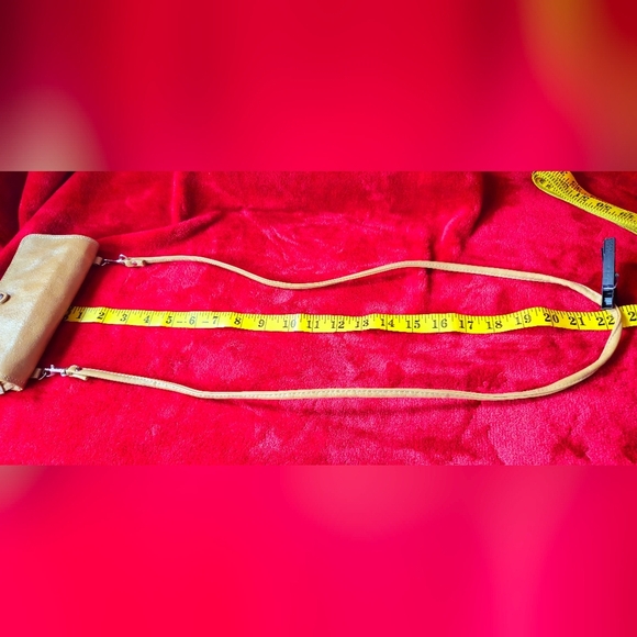 Fossil Light Tan Leather Tri-fold Wallet Crossbody Bag - Picture 9 of 9